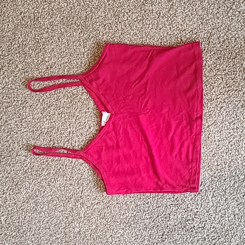 Red fashion nova tank
